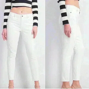 Pistola Jennifer Skinny Jeans White Cropped
Stretch Cotton Denim